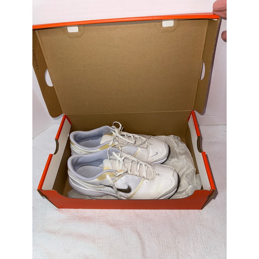 Nike Flex Trainer 8 Running Shoes Athletic Training Gym White Size 7